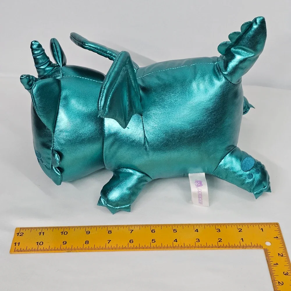 Aphmau Metallic Teal‎ Dragon Plush 8